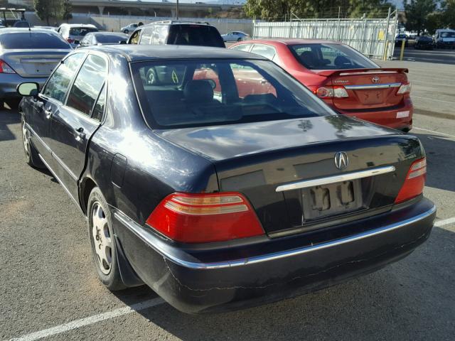 JH4KA9663YC012335 - 2000 ACURA 3.5RL BLACK photo 3