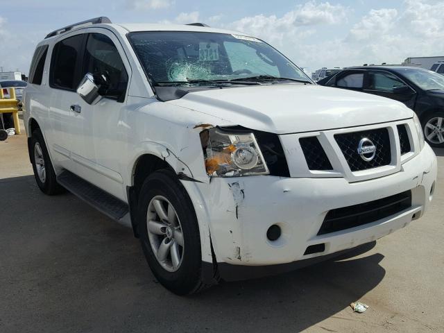 5N1BA0ND7CN609753 - 2012 NISSAN ARMADA SV WHITE photo 1