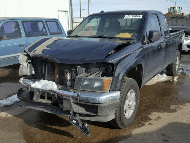 1GTDT199888180454 - 2008 GMC CANYON BLACK photo 2