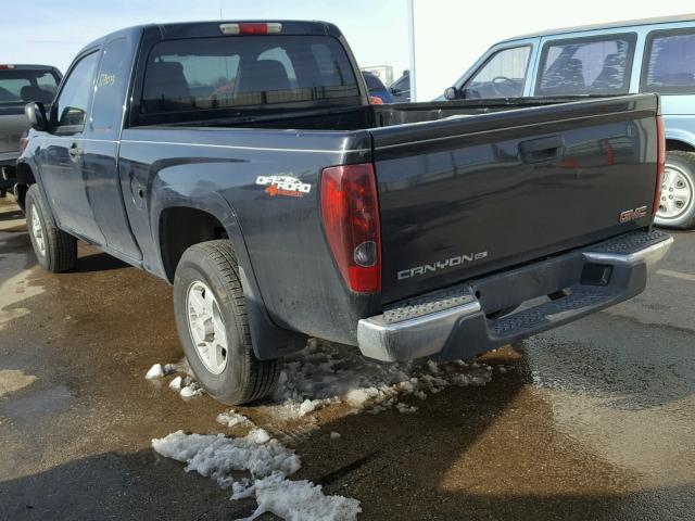 1GTDT199888180454 - 2008 GMC CANYON BLACK photo 3