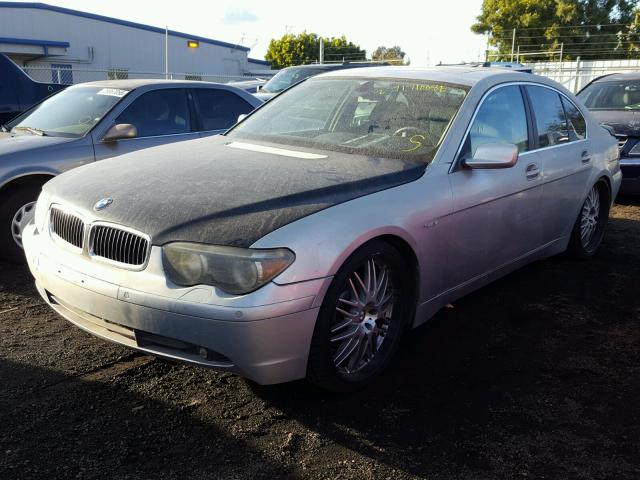 WBAGL63442DP59802 - 2002 BMW 745 I TWO TONE photo 2