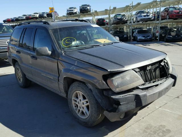 1J4GW48N14C408977 - 2004 JEEP GRAND CHER GRAY photo 1