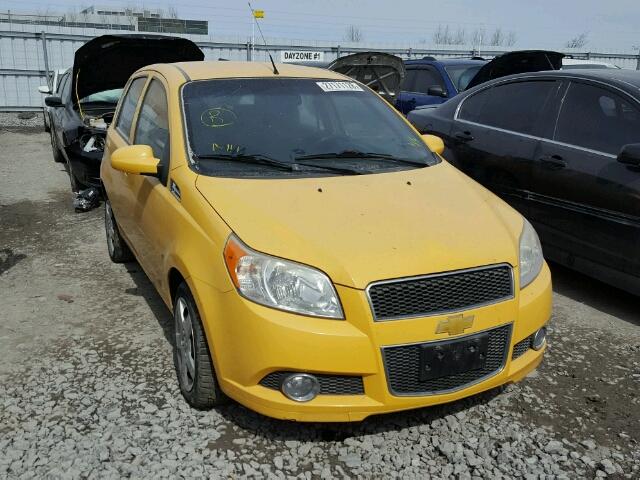 KL1TV65E59B370861 - 2009 CHEVROLET AVEO LS YELLOW photo 1