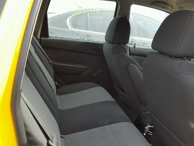 KL1TV65E59B370861 - 2009 CHEVROLET AVEO LS YELLOW photo 6
