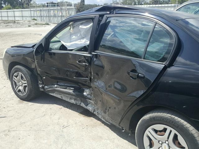 1G1ZS58F77F254425 - 2007 CHEVROLET MALIBU LS 黑色 照片 10