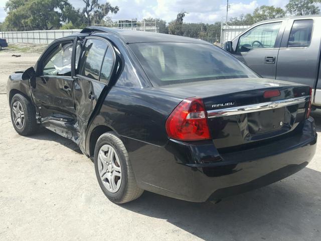 1G1ZS58F77F254425 - 2007 CHEVROLET MALIBU LS BLACK photo 3