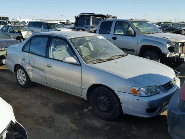 1NXBR12E91Z479392 - 2001 TOYOTA COROLLA CE SILVER photo 1