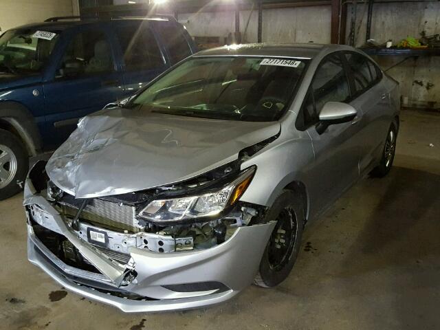 1G1BC5SM3G7258648 - 2016 CHEVROLET CRUZE LS SILVER photo 2