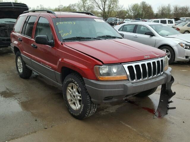 1J4GW48S92C129005 - 2002 JEEP GRAND CHER RED photo 1