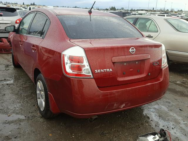 3N1AB61E78L723616 - 2008 NISSAN SENTRA 2.0 RED photo 3