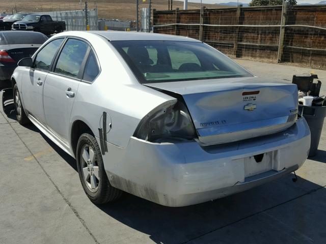 2G1WT57K291217274 - 2009 CHEVROLET IMPALA 1LT SILVER photo 3