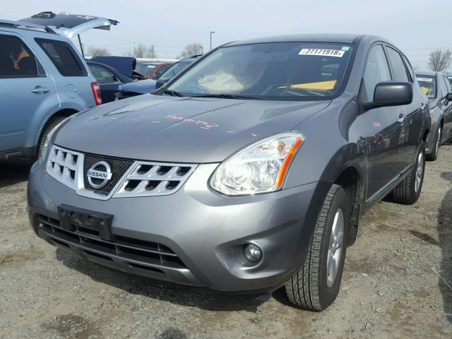 JN8AS5MV1CW391778 - 2012 NISSAN ROGUE S GRAY photo 2