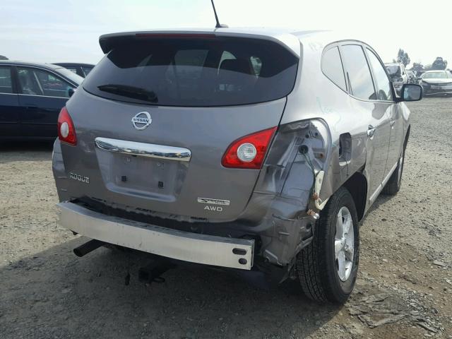 JN8AS5MV1CW391778 - 2012 NISSAN ROGUE S GRAY photo 4