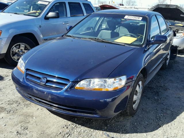 3HGCG66552G703396 - 2002 HONDA ACCORD LX BLUE photo 2