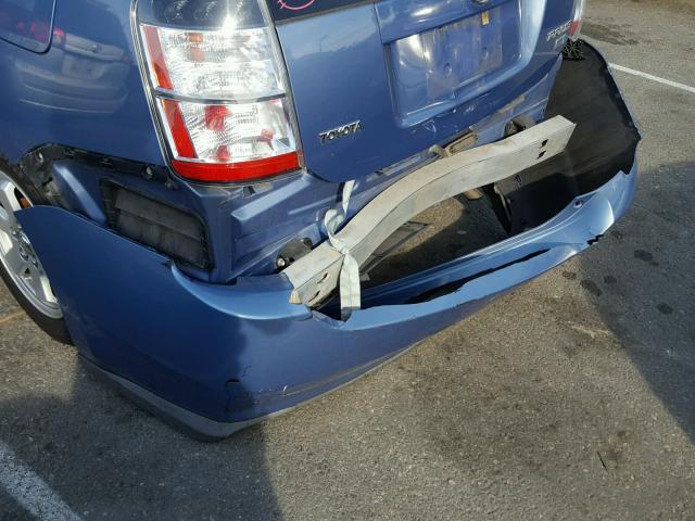 JTDKB20U257035493 - 2005 TOYOTA PRIUS BLUE photo 9