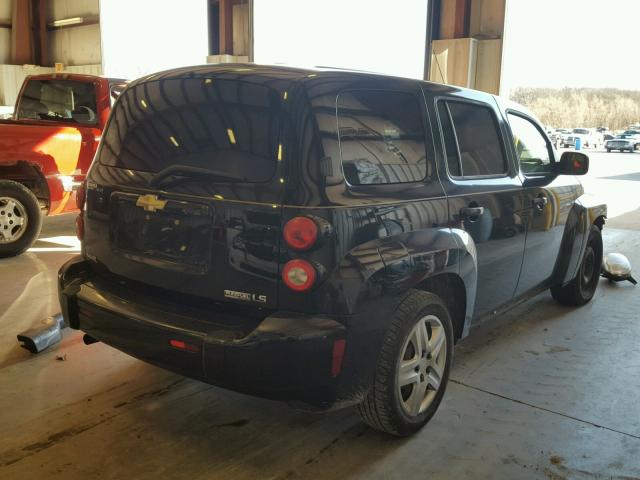 3GNCA13B69S608048 - 2009 CHEVROLET HHR LS BLACK photo 4