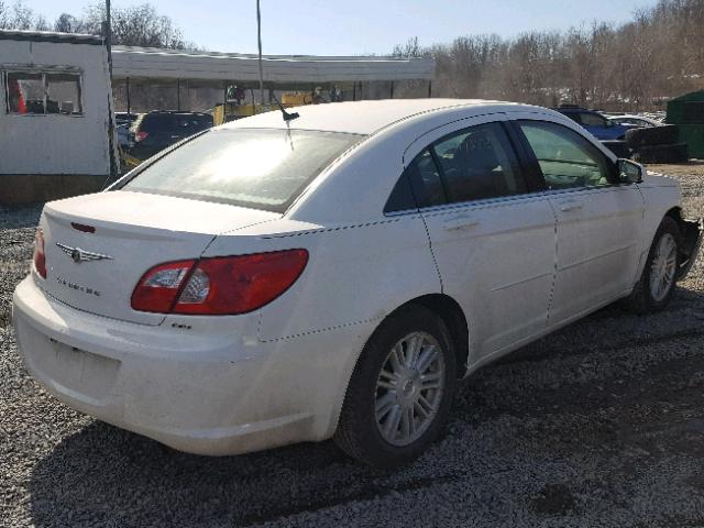 1C3LC56RX8N294775 - 2008 CHRYSLER SEBRING TO WHITE photo 4