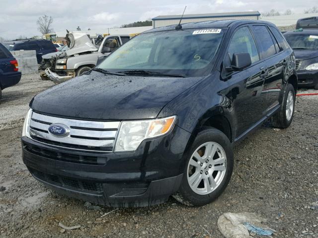 2FMDK36C08BA95390 - 2008 FORD EDGE SE BLACK photo 2