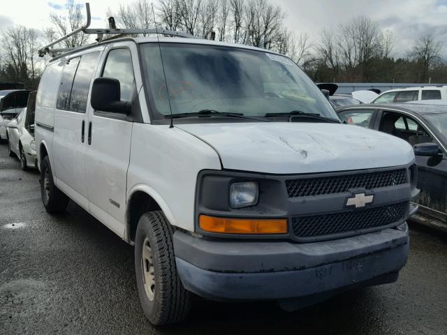 1GCGG25V361260048 - 2006 CHEVROLET EXPRESS G2 WHITE photo 1