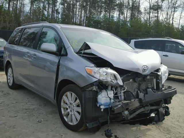 5TDDZ3DC4HS152451 - 2017 TOYOTA SIENNA XLE SILVER photo 1