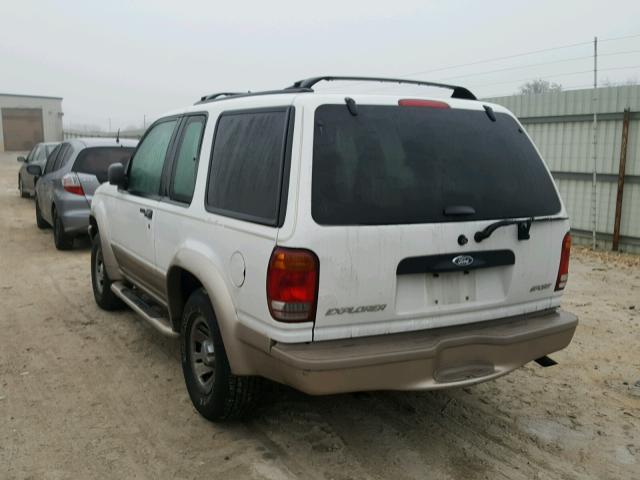 1FMYU22E6WUB96549 - 1998 FORD EXPLORER WHITE photo 3