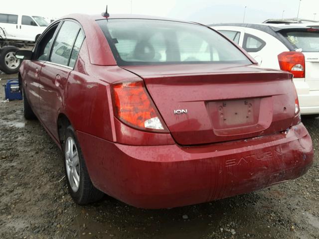 1G8AJ55F06Z184334 - 2006 SATURN ION LEVEL 栗色 照片 3