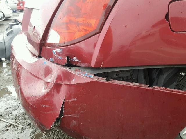 1G8AJ55F06Z184334 - 2006 SATURN ION LEVEL 栗色 照片 9