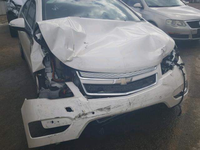 1G1RD6E47CU114156 - 2012 CHEVROLET VOLT WHITE photo 9