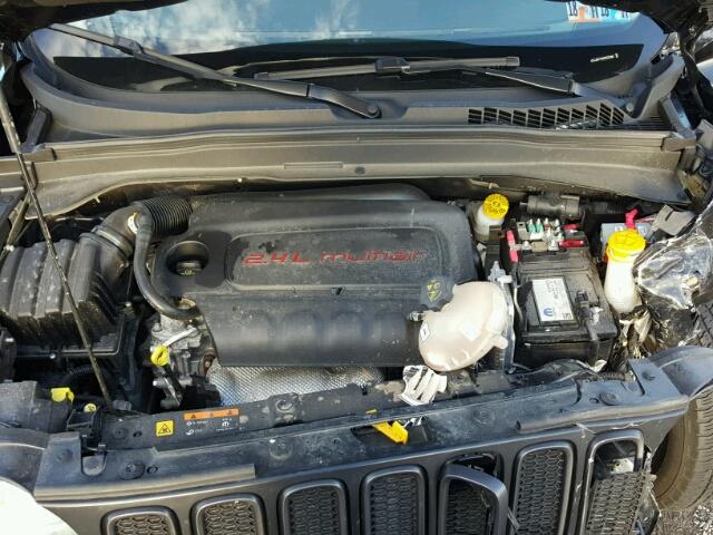 ZACCJBCT4GPE27262 - 2016 JEEP RENEGADE T BLACK photo 7