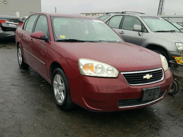 1G1ZT51F06F168752 - 2006 CHEVROLET MALIBU LT MAROON photo 1