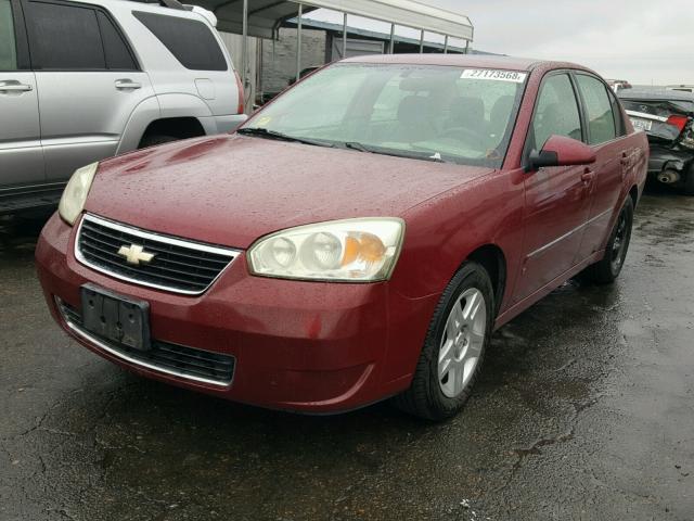 1G1ZT51F06F168752 - 2006 CHEVROLET MALIBU LT MAROON photo 2