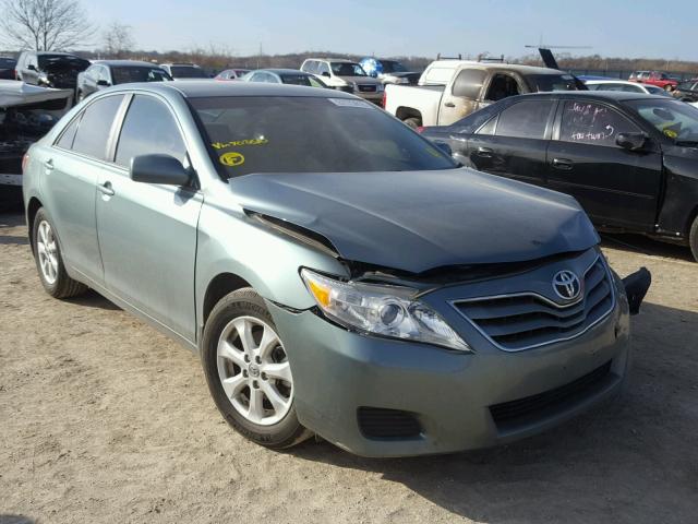 4T1BF3EK9BU703610 - 2011 TOYOTA CAMRY BASE GREEN photo 1