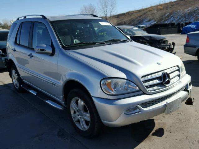 4JGAB57E65A546330 - 2005 MERCEDES-BENZ ML 350 SILVER photo 1