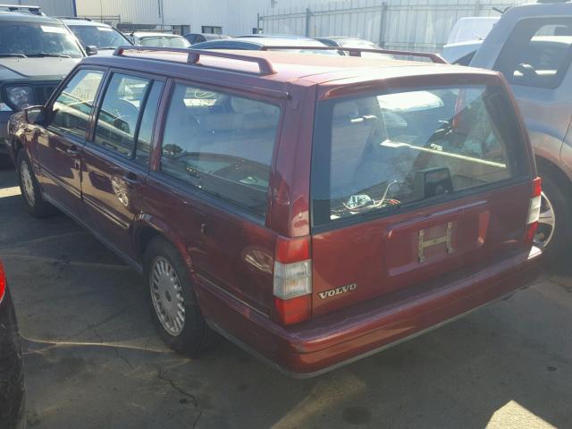 YV1KW9604V1041083 - 1997 VOLVO 960 BURGUNDY photo 3