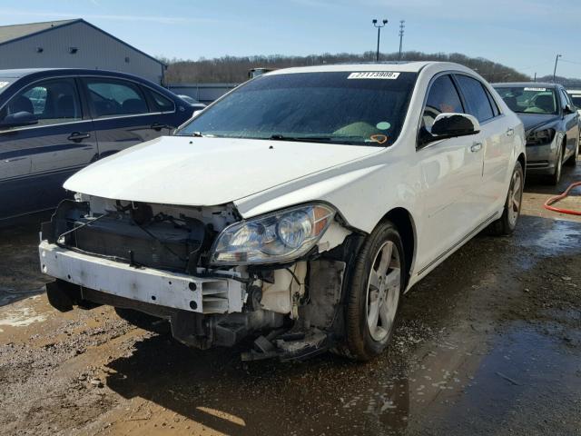 1G1ZD5EU9CF386593 - 2012 CHEVROLET MALIBU 2LT WHITE photo 2