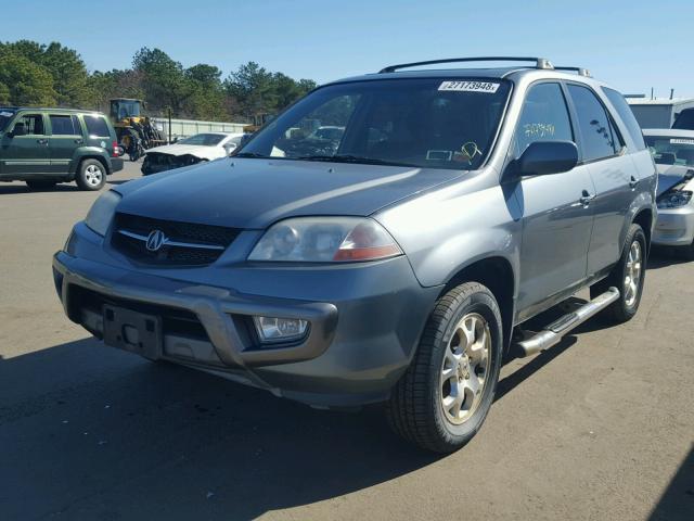 2HNYD18831H503097 - 2001 ACURA MDX TOURIN GRAY photo 2