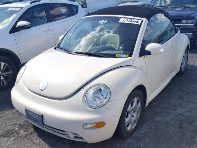3VWCK21Y53M318637 - 2003 VOLKSWAGEN NEW BEETLE 黄色 照片 2