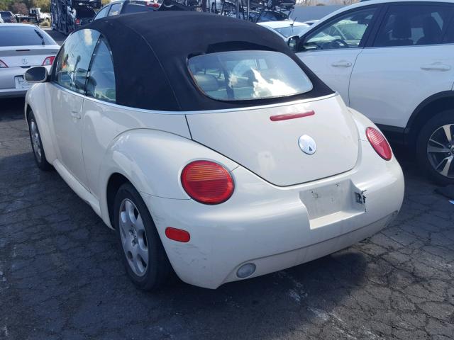 3VWCK21Y53M318637 - 2003 VOLKSWAGEN NEW BEETLE 黄色 照片 3