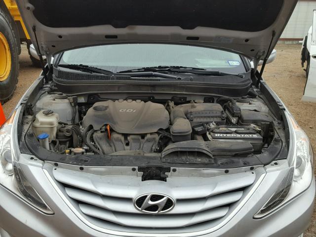 5NPEB4AC3DH517057 - 2013 HYUNDAI SONATA GLS SILVER photo 7