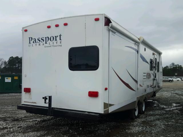 4YDT30522AT412285 - 2010 PASSPORT TRAVELTRLR WHITE photo 4