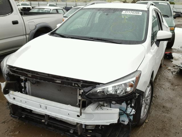 4S3GTAD61H3738944 - 2017 SUBARU IMPREZA PR WHITE photo 2