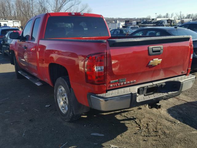 1GCRCSE07BZ295017 - 2011 CHEVROLET SILVERADO RED photo 3