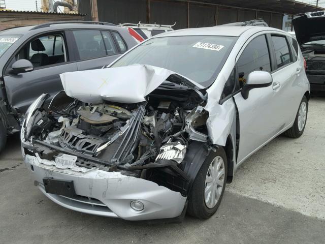 3N1CE2CP1EL432077 - 2014 NISSAN VERSA NOTE SILVER photo 2