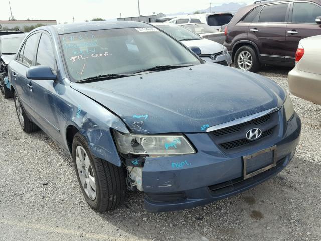 5NPET46C16H097064 - 2006 HYUNDAI SONATA GL BLUE photo 1