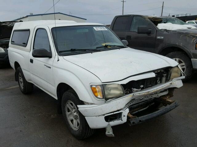 5TENL42N82Z005141 - 2002 TOYOTA TACOMA WHITE photo 1