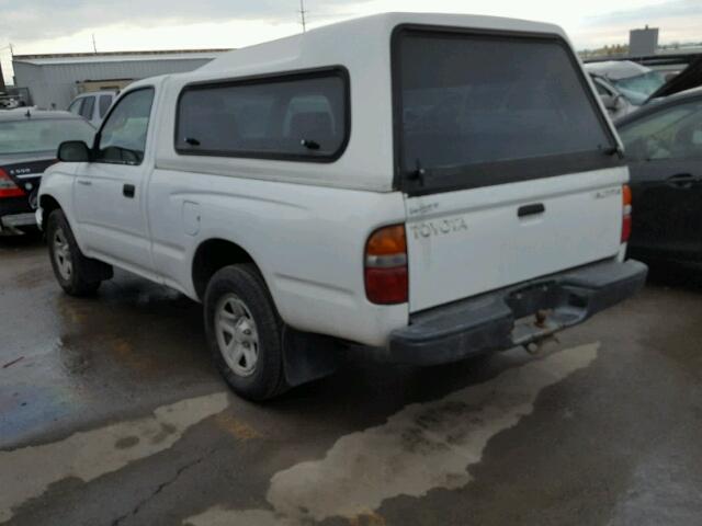 5TENL42N82Z005141 - 2002 TOYOTA TACOMA WHITE photo 3