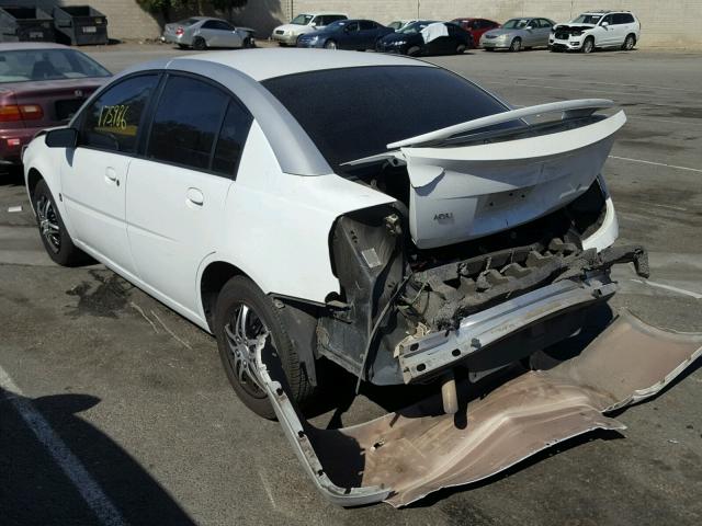 1G8AJ52FX3Z136436 - 2003 SATURN ION LEVEL WHITE photo 3