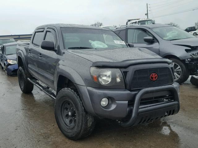 3TMJU62N29M075443 - 2009 TOYOTA TACOMA DOU GRAY photo 1