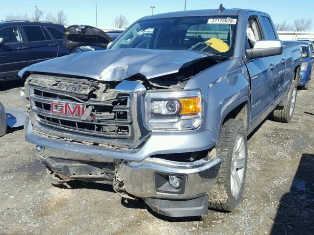 1GTV2UEH0FZ348455 - 2015 GMC SIERRA K15 BLUE photo 2