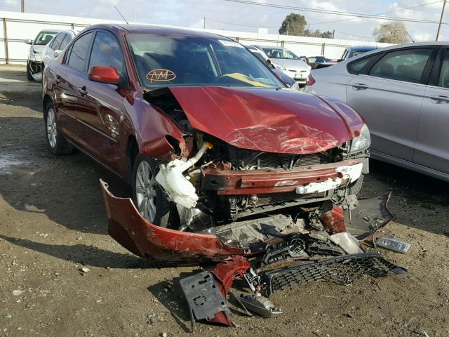 JM1BK324281168068 - 2008 MAZDA 3 S BURGUNDY photo 1